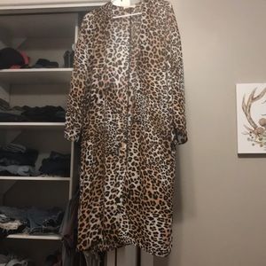 Cheetah kimono.